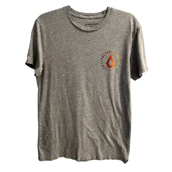Volcom Gray T- Shirt Size Medium M Stone True to This - Picture 1 of 4